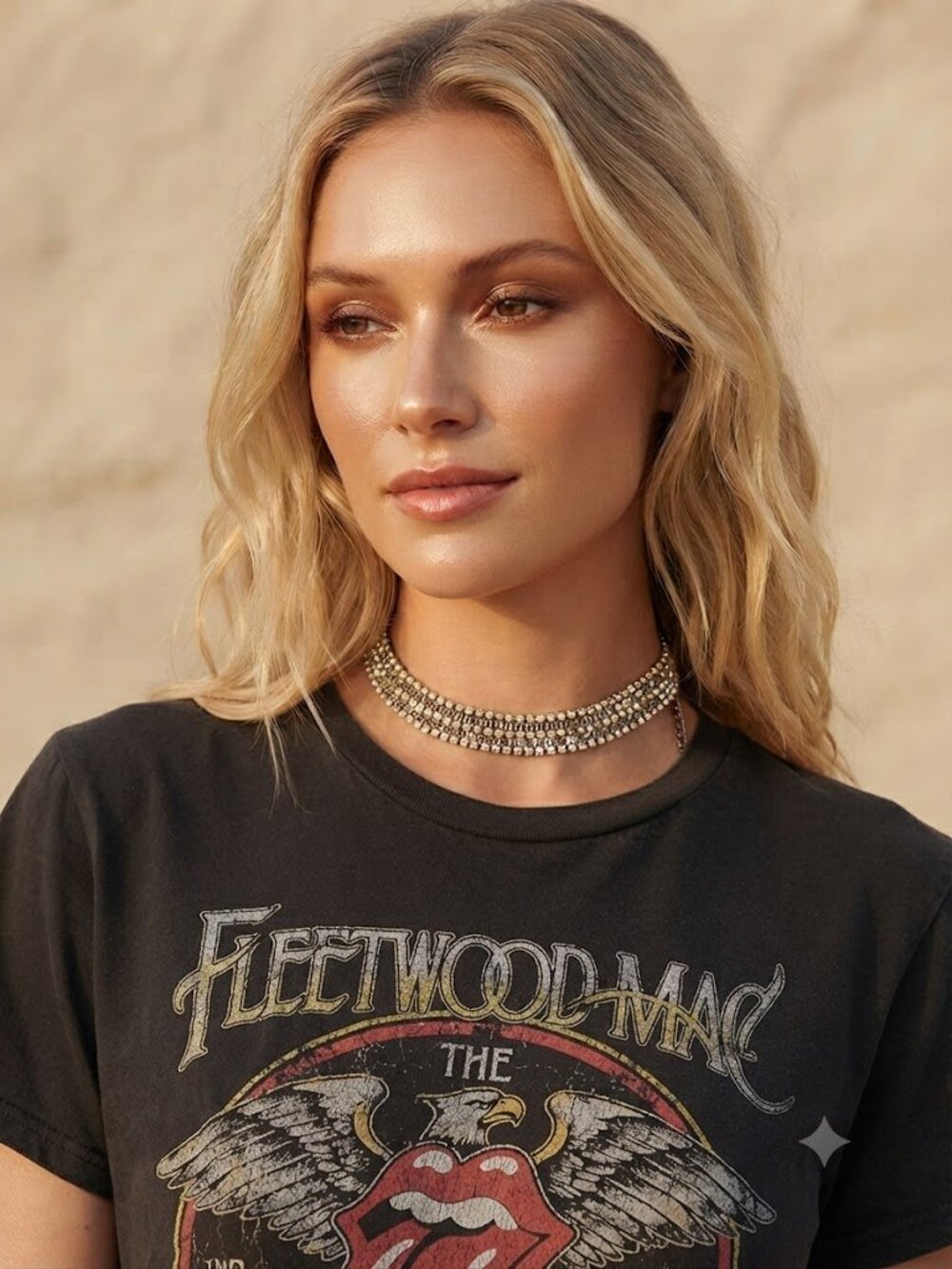 Crystal Pavé Silver Choker Necklace - Women Jewelry
